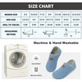 thumbnail image 5 of Barerun Slip-On Indoor House Shoes with Soft Insole & Rubber Sole Blue, 5 of 7