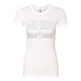 thumbnail image 2 of Wild Bobby My God Is Stronger Than Breast Cancer White Distressed Breast Cancer Awareness Women Slim Fit Junior Tee, White, Medium, 2 of 6