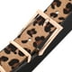 thumbnail image 4 of Cinturón con estampado de leopardo para mujer, cinturón con estampado animal, cinturón de cuero, cinturones de cebra para jeans y vestidos, para atuendos de moda, 4 of 8