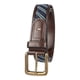 thumbnail image 1 of Cinturón de vestir Tommy Hilfiger con cinta tejida con incrustaciones de cinta marrón para hombre, 1 of 6