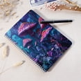thumbnail image 4 of Spiral Notebook,Double-Wire Spiral College Lined Journal Notebook for Study and Notes,100 Pages,5.71x 8.26 in - Lush Mushroom Grove in a Magical Underworld, 4 of 7