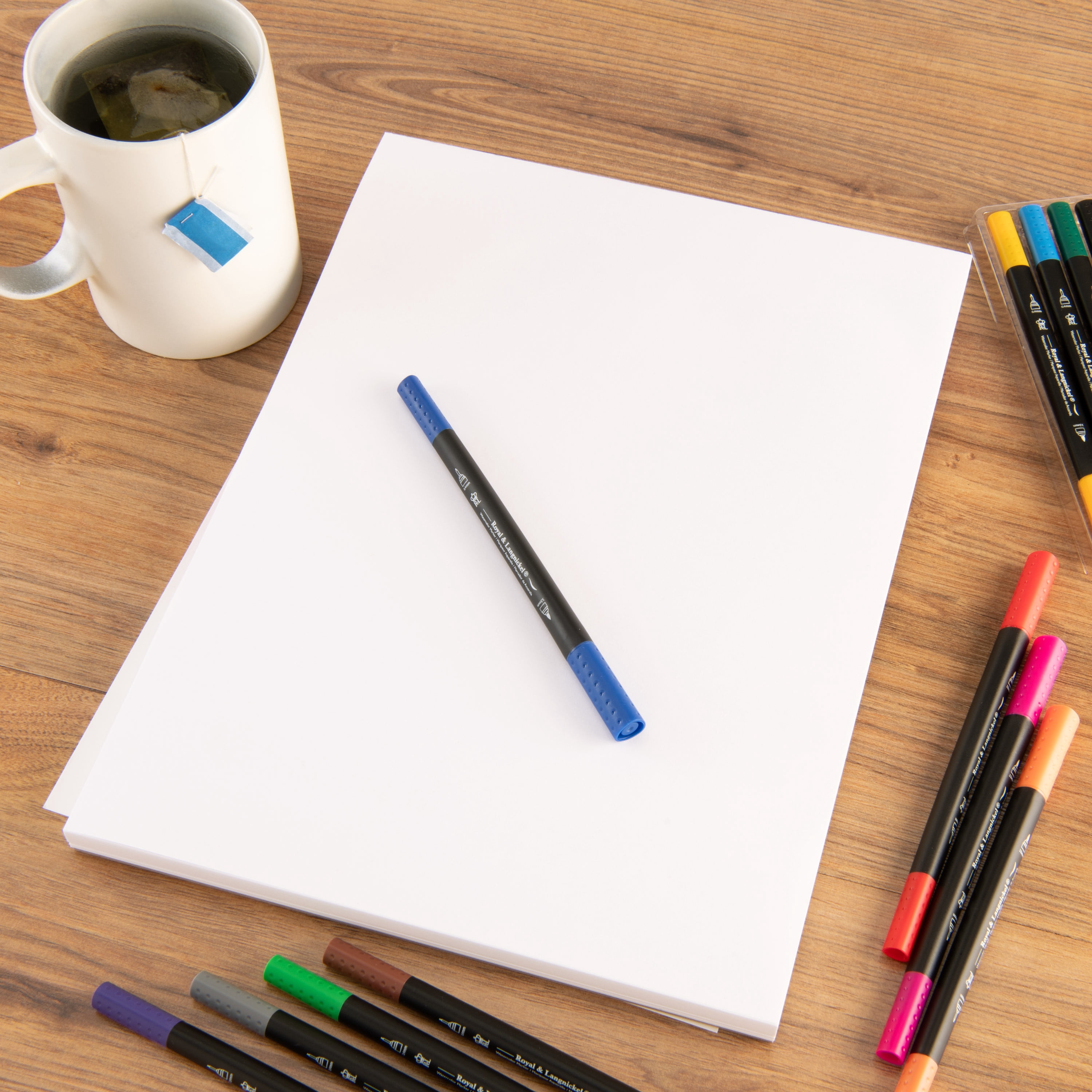 Bee Paper - Bee Inspired 9"x12" Studio Marker Paper Pad, 120 Sheets,  Top Tape, 24lb. 90GSM