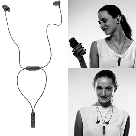 Sports Wireless Bluetooth Earphones for iPhone 11 12 13 14 Pro Max XS XR X 7 8 Plus Mini - Headset With Microphone Hi-Fi Sound Headphones Earbuds Magnetic Pendant Style Neckband