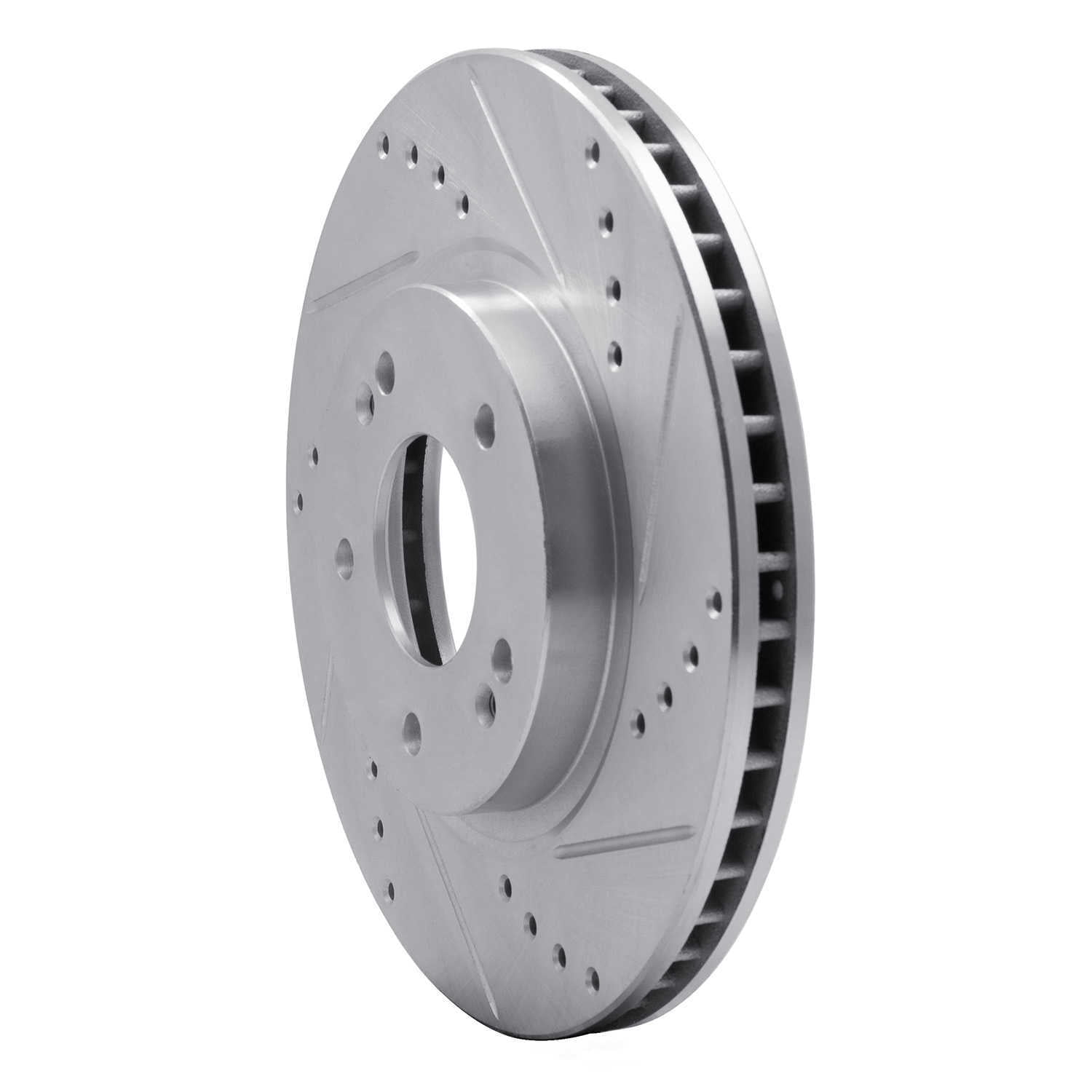 Dynamic Friction Company 631-03045R DFC Brake Rotor - Drilled And Slotted - Silver