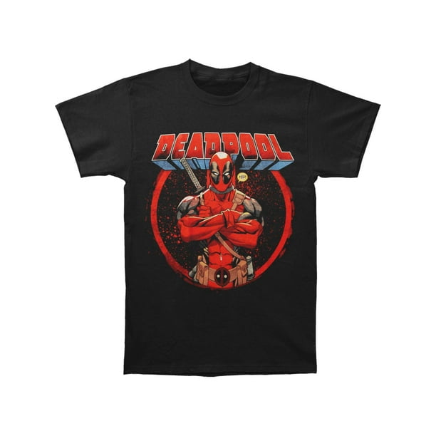 Deadpool - Deadpool Men's Crossed Arms T-shirt Large Black - Walmart.com - Walmart.com