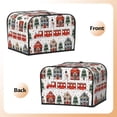 thumbnail image 3 of Lsque Christmas Houses Print 4 Slice Toaster Cover , Kitchen Appliance Dustproof Protector , Toaster Protector Dustproof Kitchen Appliance Cover, 3 of 7
