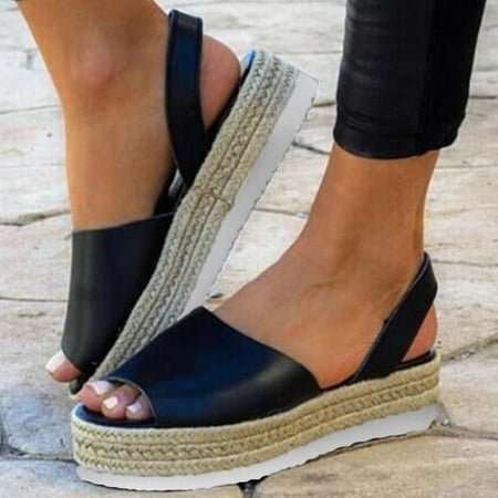 

Sunhillsgrace Shoes For Women Sandals Fashion Women s Casual Shoes Breathable Thick-soled Wedges Leisure Sandals