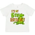 thumbnail image 3 of Inktastic It's My 5th Birthday with Cute Green Alligator Boys or Girls Toddler T-Shirt, 3 of 5