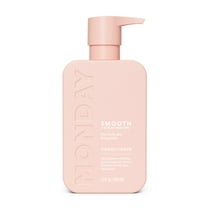 MONDAY Haircare SMOOTH Conditioner Softens Curly Wavy Hair, Wheat Protein, Avocado Oil, 12 fl oz