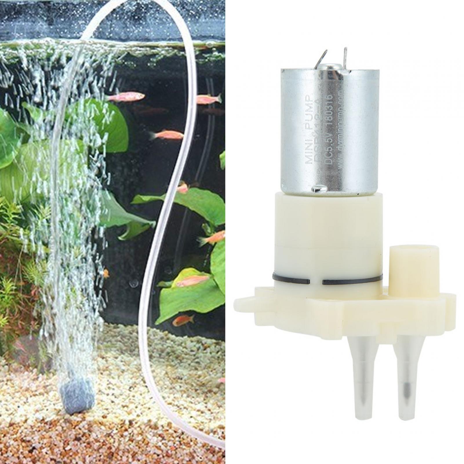 Zerodis Fish Tank Pump 3-6V Double Needle Micro Water Pump Air pump Self-priming Water Jet Pump for Aquarium Fish Tank