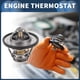 thumbnail image 2 of Termostato de coche Termostatos de refrigerante del motor para Infiniti FX45 4.5L 2003-2008 No.21200AD201 1 Pcs, 2 of 6