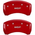 thumbnail image 2 of MGP Caliper Covers 22046SMGPRD 'MGP' Engraved Caliper Cover with Red Powder Coat, 2 of 8