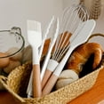 thumbnail image 3 of Egg Whisk Effortless High Temperature Resistance Silicone Flour Cream Baking Utensil Cooking Tool, 3 of 8