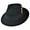 Black, variant on C-Crown Crushable Wool Felt Fedora Hat - XL - Pecan