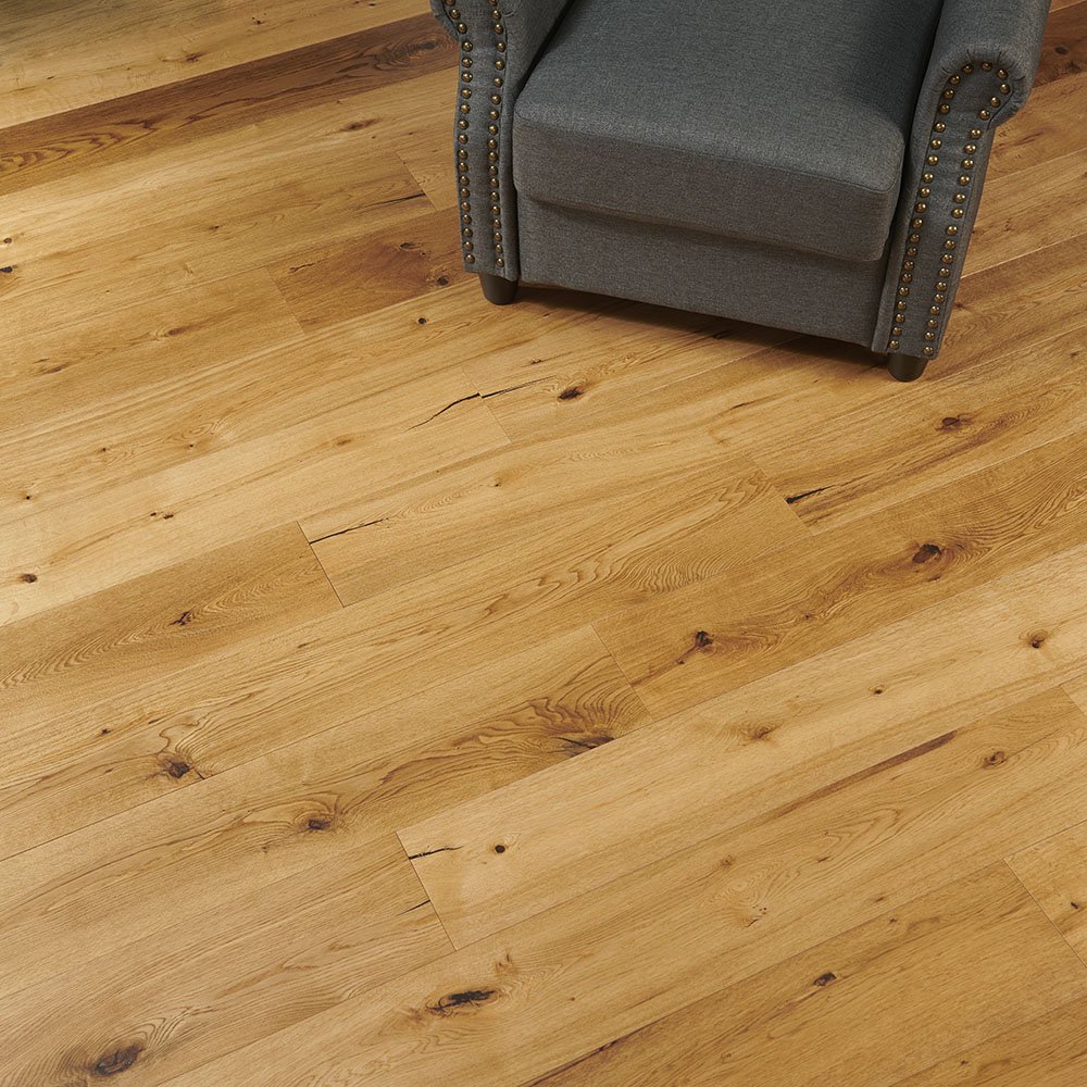 Flooors by LTL Smoked Natural Lacquer 35/64 in. Thick x 731/64 in