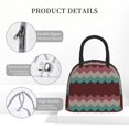 thumbnail image 4 of Daiia fall leaf Element Pattern Lunch Bag , Insulated Lunch Box, Small Leakproof Cooler Food Lunch Containers Reusable High Capacity Lunch Tote Bags-One Size, 4 of 6