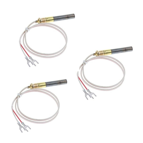 3PCS 24 '' Termopila de chimenea de gas para calentador de horno Caldera de agua LPG / Natural