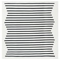 thumbnail image 5 of SAFAVIEH Montauk Amadine Striped Cotton Runner Rug, Ivory/Black, 2'3" x 8', 5 of 8