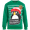 Green Penguin Busted, variant on Quad Seven Boys' Ugly Christmas Sweater - Fleece Novelty Xmas Holiday Party Pullover Sweatshirt (4-18)