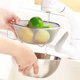 thumbnail image 5 of Juego de 2 coladores de acero inoxidable | Cestas de colador de malla fina para cocina | Lavadora de arroz y escurridor de pasta | Resistente a la oxidación | 19x19x8cm | Accesorio de cocina casera, 5 of 7