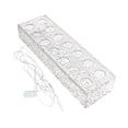 thumbnail image 1 of Jarrón de flores rectangular Sunnimix florero de acrílico soporte para plantas jarrón decorativo accesorio para fotos maceta moderna arreglo floral para estante oficina dormitorio escritorio hogar 35cmx10cmx6.5cm, 1 of 8