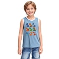 thumbnail image 6 of YABCSAZ Toddler Boys Girls Summer Outfits Sleeveless Tank Tops Loose Fit Active Tee Shirts Kids Casual T-Shirts Blouses Funny Cute Printed Shirts Tops Baby Clothes Size 3 T, 6 of 6