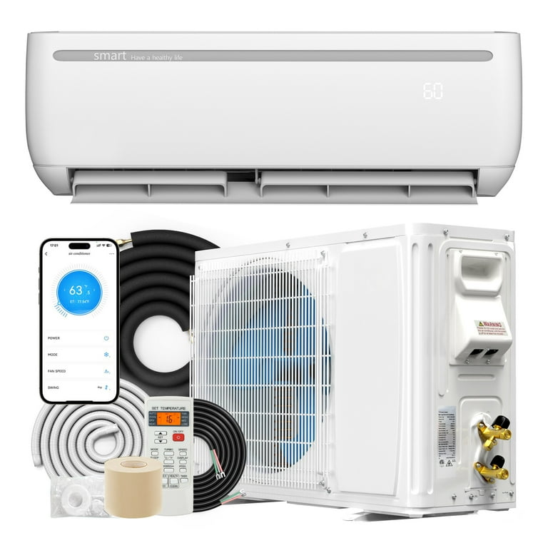 Dextrus 12000 BTU Mini Split Air Conditioner Heat Pump System