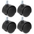 thumbnail image 3 of Ymiko 4Pcs 2in Caster Waterproof 360 Degree Rotatable Universal Wheels For Cabinet Tro, 3 of 8