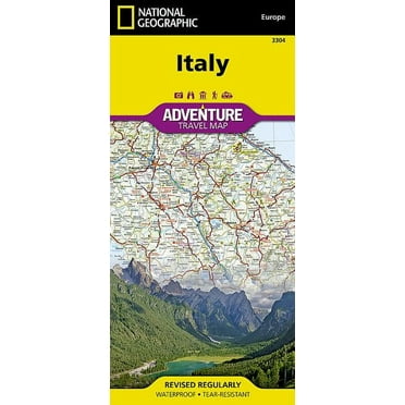 Adventure map: italy - folded map: 9781566955362