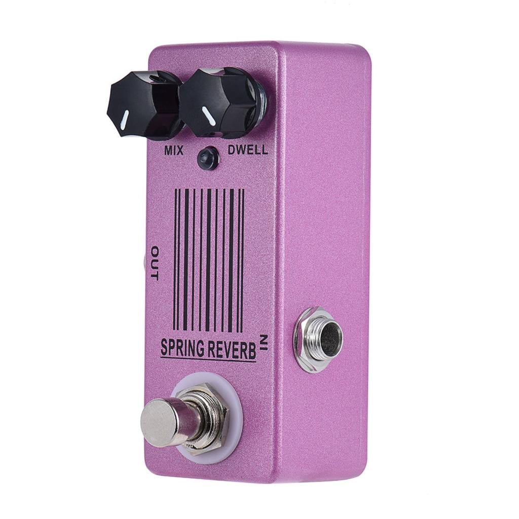 Yihuala Practical Small Guitar Reverbs Pedal Reverbs Effects Box Rich Spatial Depth and Easy to Use Controls