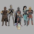 thumbnail image 2 of Boy's Star Wars: The Mandalorian Farewell on Nevarro  Graphic Tee Athletic Heather Large, 2 of 5