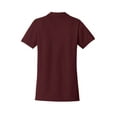 thumbnail image 4 of Port Authority Adult Female Women Plain Short Sleeves Polo Maroon X-Small, 4 of 4