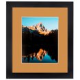 thumbnail image 2 of ArtToFrames 20x20" Matted Picture Frame with 16x16" Single Mat Photo Opening Framed in 1.2500" Satin Black and 2" Amber Mat (FWM-3926-20x20), 2 of 8