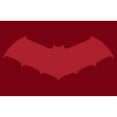 thumbnail image 2 of Men's Batman Logo Sleek Wing  Graphic Tee Cardinal Small, 2 of 5