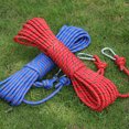 thumbnail image 3 of Cuerda de trepadora Acampar al aire libre Senderismo de 10 mm de diámetro Correa de cable de emergencia 10m/32.81 pies Poliéster que transporta equipo de cordón rojo Inevent OD020410-01, 3 of 7