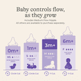 thumbnail image 3 of Lansinoh NaturalWave Baby Bottle Nipples, Anti Colic, Medium Flow, Size M, 2 Count, 3 of 13