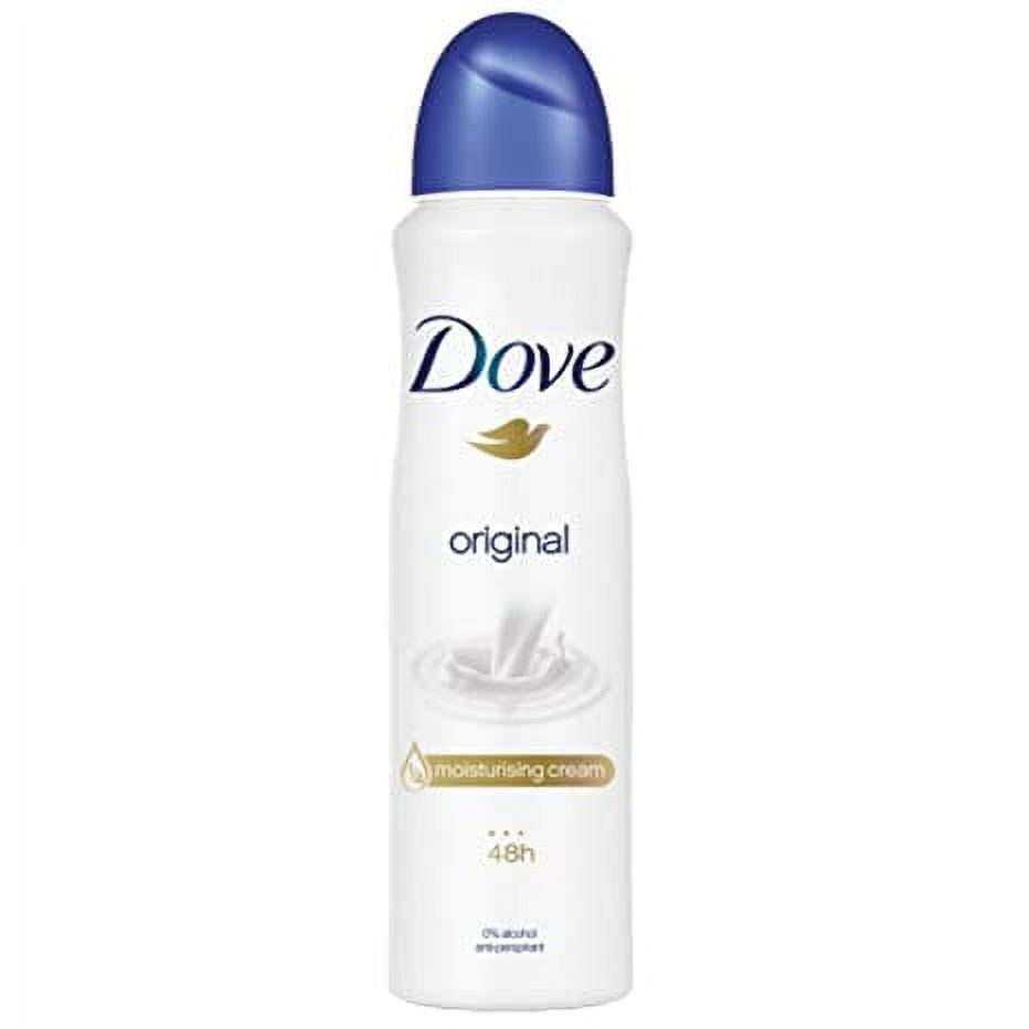 Dove Original Antiperspirant Deodorant Spray 150ml – 48 Hour Sweat & Odor Protection, Gentle Moisturizing Care, Clean Fresh Scent