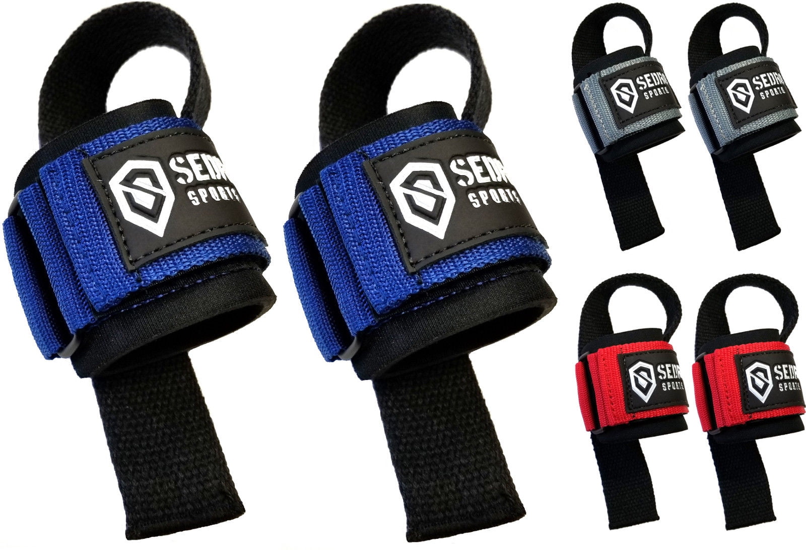 Sedroc Padded Weight Lifting Bar Straps with Wrist Wraps for Men and