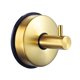 thumbnail image 1 of Gancho con ventosa Toallero de baño con potente ventosa Gancho para ducha Soporte para albornoz montado en la pared Gancho para ropa con ventosa Paño de cocina sin taladrar en acero inoxidable dorado, 1 of 5