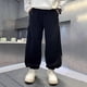 thumbnail image 5 of Cowsor Girl's Wide Leg Sweatpants High Elastic Waist Straight Leg Baggy Jogger Pants with Pocket, 5 of 7