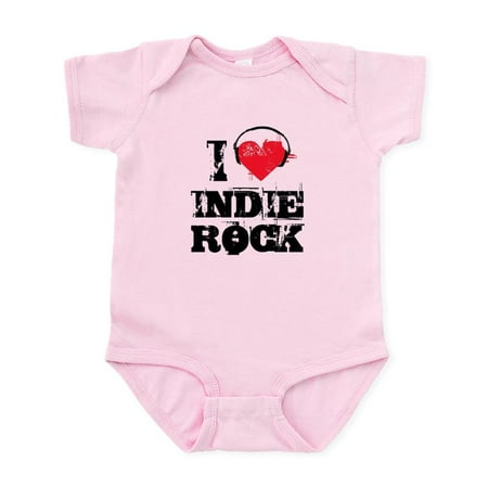 

CafePress - I Love Indie Rock Infant Bodysuit - Baby Light Bodysuit Size Newborn - 24 Months