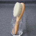 thumbnail image 4 of Xiao Hua Cepillo de limpieza con cepillo de lana suave natural, cepillo exfoliante para el cuidado facial, cepillo limpiador con mango de madera de 2 piezas., 4 of 5