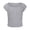 Grey, variant on Girls Ribbed Knit Crop Top Short Sleeve Tee Square Neck Raglan Basic Casual Shirt For Kids Toddler Youth Hot Pink,13-14 Years