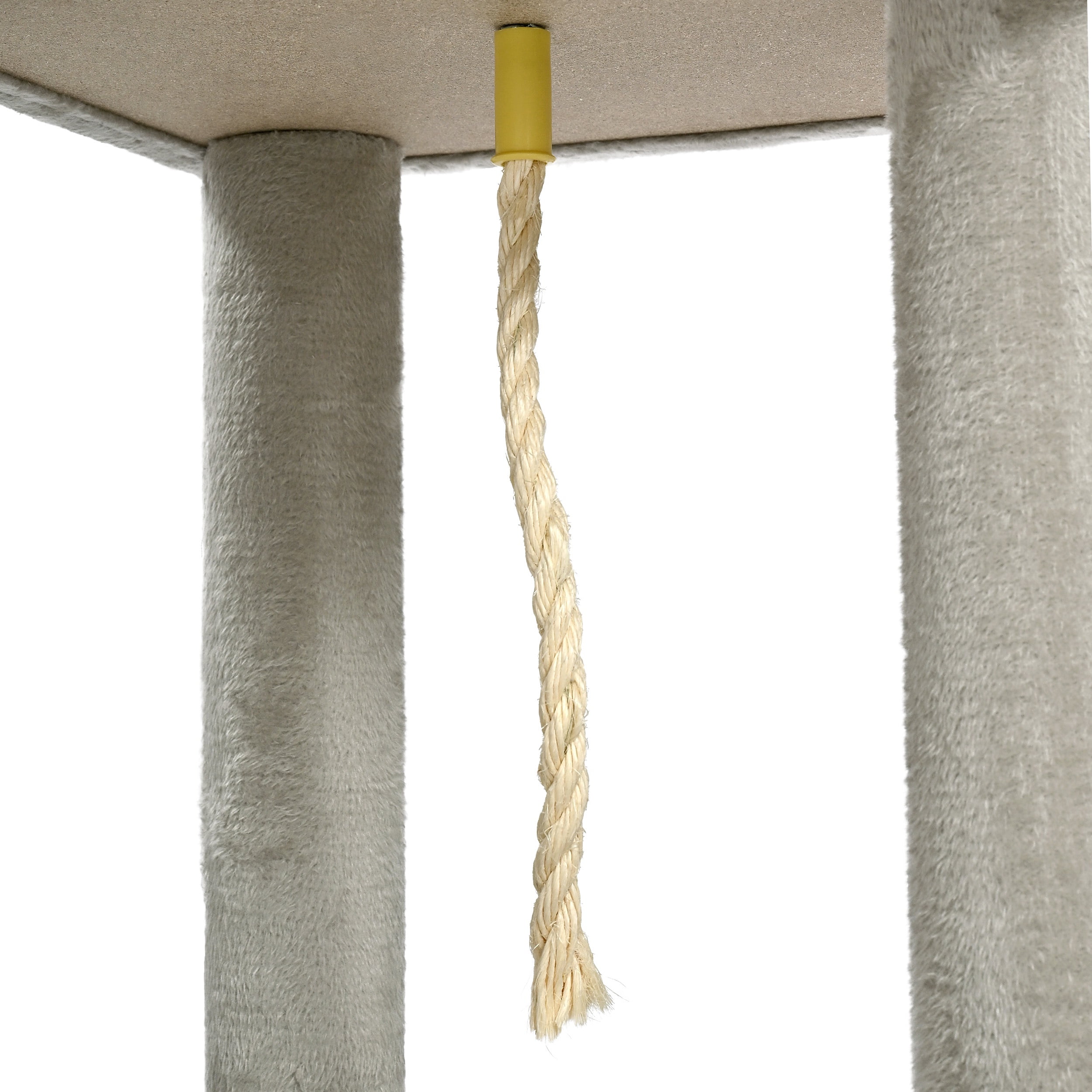 Vibrant Life Heavy Duty 8-Level 61" Cat Tree with Condo, Light Gray