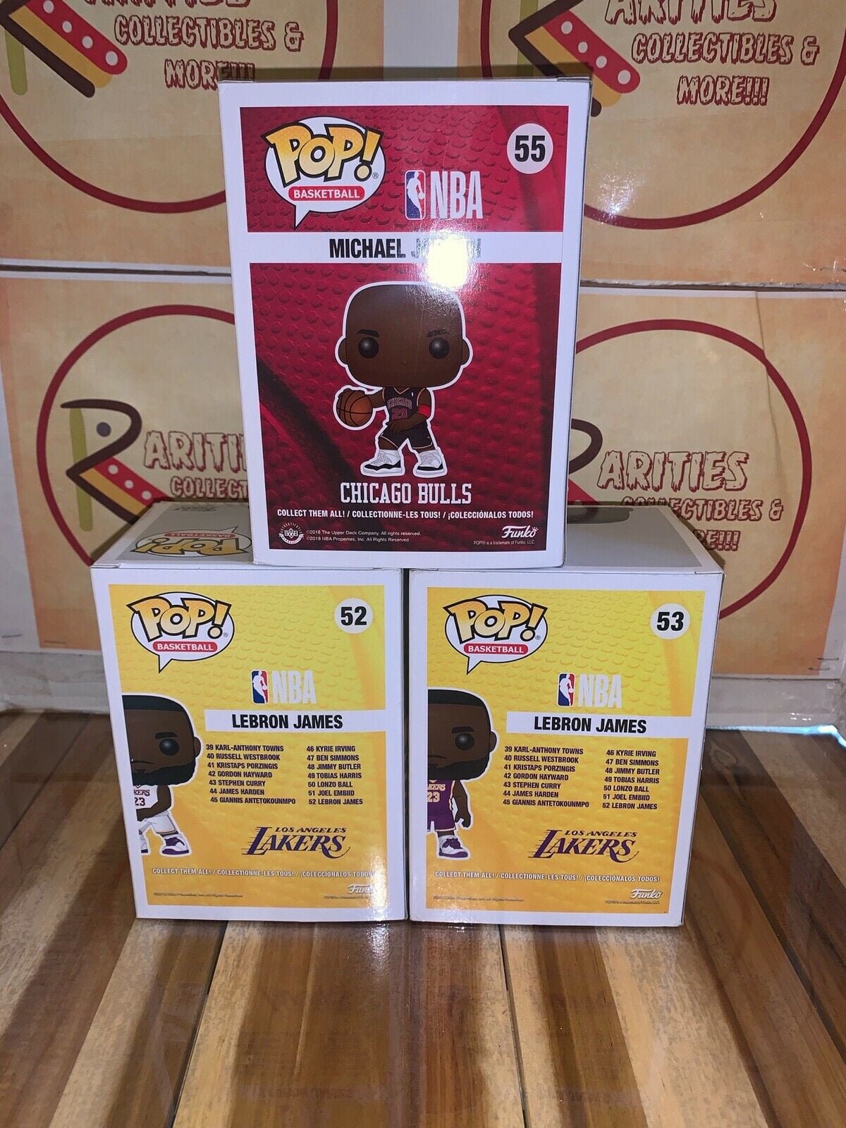 Funko POP! NBA LeBron James 52 LA Lakers Yellow Jersey Foot Locker Exclusive