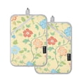 thumbnail image 7 of Yayeee Pot Holders Kitchen Heat Resistant with Pocket 7"x9.8" Cotton Oven Cooking Hot Pads, Colorful Flower, 7 of 7