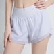 thumbnail image 3 of Pantalones cortos para correr para mujer, cintura elástica, cintura alta, bolsillos, deportivos, para gimnasio, 3 of 6
