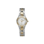 Angle View: Relic by Fossil Women's Charlotte Stainless Steel Silver and Gold Two-Tone Watch