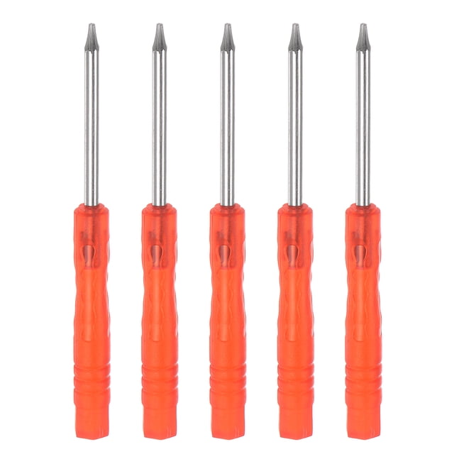 Uxcell Mini Torx Screwdriver T5 Star Head With Hexagon Handle 5 Pack