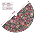 thumbnail image 3 of Sikiie Rose Mix Leopard 30-48 inches {designName} Print Christmas Tree Skirt Snowman Xmas Tree Skirt with Edge Christmas Decorations for Holiday Party30", 3 of 7
